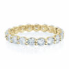 Bague éternité pierres rondes